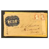 US Stamps 5 Cameo Advertising Covers
