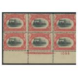 US Stamps #295 Mint NH Plate Block of 6