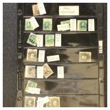 Brazil Stamps 1890s-1940s issues on pages, wide va