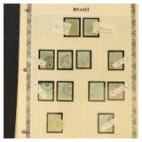 Brazil Stamps #99 // 111 Used Study on pages with