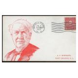 US Stamps #654 Roessler First Day Cancel on Postca