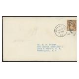 US Stamps #556 FDC tied on Cover by First Day Canc