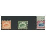 US Stamps #C1-C3 Mint NH