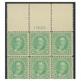 US Stamps #563 Mint NH Plate Block of 6