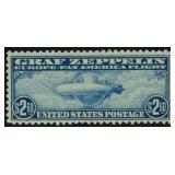 US Stamps #C15 Mint Hinged
