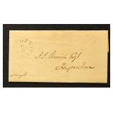 1836 Stampless Letter Cover H A Jamieson  Cumberla