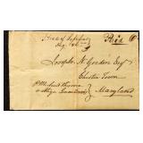 1832 Head of Sassafras MD stampless Kent City