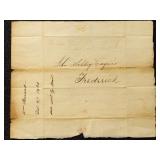 1820 Uniontown MD Stampless Carroll County,  Frede