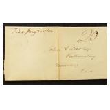 1841 Hagerstown MD folded letter sheet  addressed