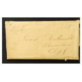 1841 Hereford MD Baltimore County MSS Town  Stampl