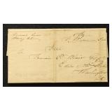 1832 Middletown MD Frederick County Stampless  Pos