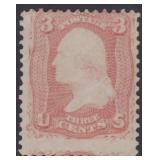 US Stamps #65 Mint Hinged with PF certificate stat