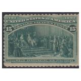 US Stamps #238 Mint Regummed with PF certificate s