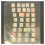 Sweden Stamps #28-31, 31a,32-36,38-43,46-49,52-54