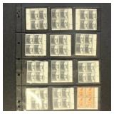 US Stamps $316 Face Value in $1 & $5 Plate Blocks,