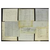 US 1880s letters & documents group, mostly John Ly