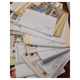 Europe Stamps on mix of pages, thousands of mint a