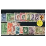 Sarawak Stamps #198-211 Mint H