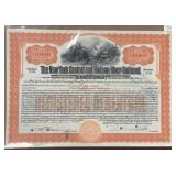US Railroad Bond Certificate, Redeemed, Scripophil