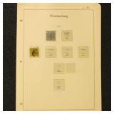 Wurttemberg German States Collection 1850-1920, mi
