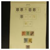 Ceylon Stamps 1903-1943 Mint and Used on Pages, mi