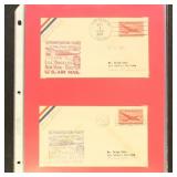 US Stamps Flying Post Office Demonstration flight