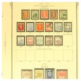 Japan Stamps 1942-1956 Mint and Used on Pages, mix
