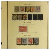 Japan Stamps 1888-1940 Mint and Used on Pages, mix