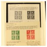 US Stamps #408 & 409 Kansas City Tracing-Wheel Rou