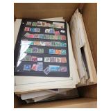 Worldwide Stamps in Bankers Box of pages, thousand