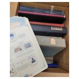 Worldwide Stamps in Bankers Box of albums - includ