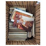 Postcards hundreds in medium flat rate box, mostly