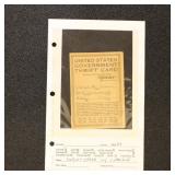 US Stamps #WS2 group of 20 on Registered Series 19