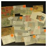 US Stamps 1870s-1930s Used and Mint in Glassines w