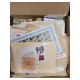 Worldwide Stamps in various formats, a few thousan