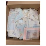 Worldwide Stamps in glassiness, a few thousand sta