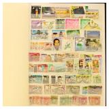 Africa Stamps Used collection in Lighthouse stockb