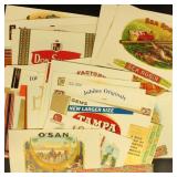 US Advertising incl Cigar Box Labels, Food & Drink
