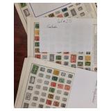 Canada Stamps on mix of pages, thousands of mint a