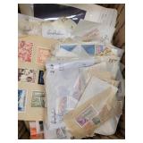 Worldwide Stamps in Medium Flat Rate Box, dealer c