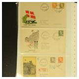 Denmark Stamps 1860s-1930s Covers on a few exhibit