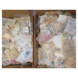 US Stamps 2 Bankers Boxes of Used 20th century off