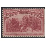 US Stamps #242 Mint Regummed with PF certificate s