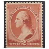 US Stamps #210 Mint NH with William T. Crowe Grade