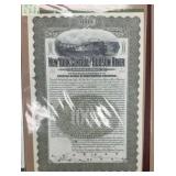 US Railroad Bond Certificate, Redeemed, Scripophil