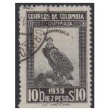 Colombia Stamps #436 Used CV $575