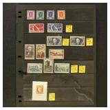 France Stamps #315//C36 Mint H & NH Group on Pages