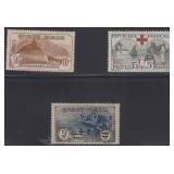 France Stamps #B8, B11, & B19 Mint H (B19 Mint OG)