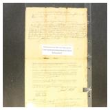 1790s US Documents, 3 Revolutionary War era docume