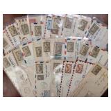 Canada Stamps 1930s Airmail Covers with variety of